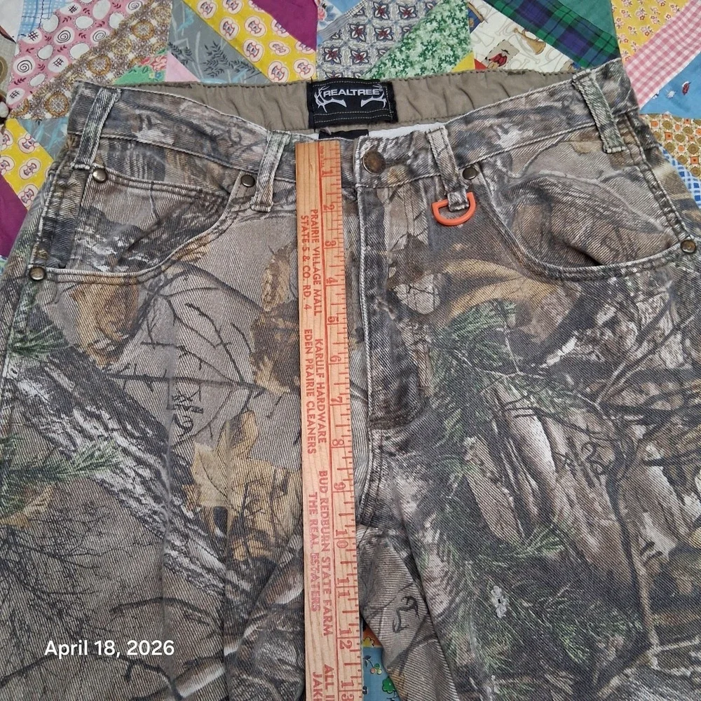 Realtree‎ Camouflage Hunting Jeans Size 32x32 Woodland Camo